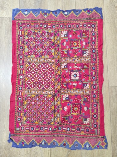 Antique indian embroidery wall - indian,