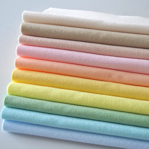 Pastel felt bundle 10 - -, sheets