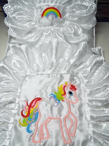 White satin doll - white, -doll