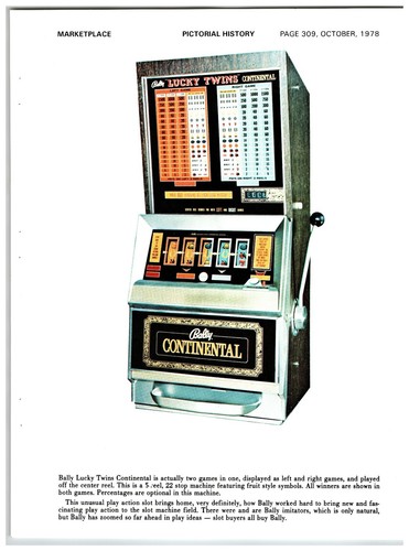 Vintage bally slot machine - vintage,