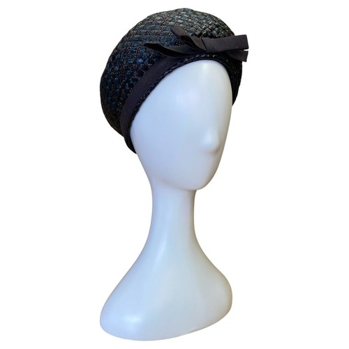 1960s navy blue - navy, straw