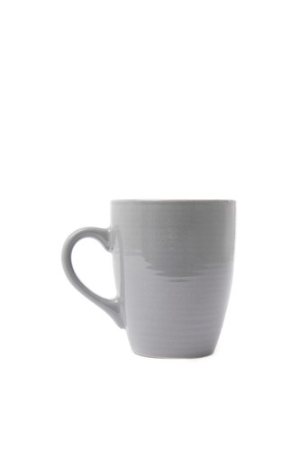 Medium grey textured - medium, stoneware