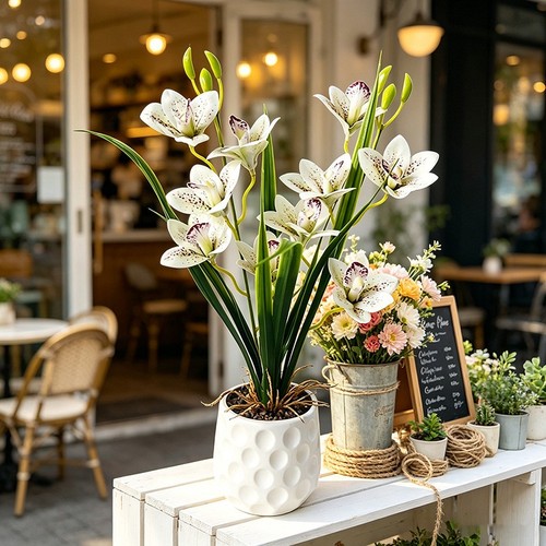 Cymbidium orchid plant - cymbidium,