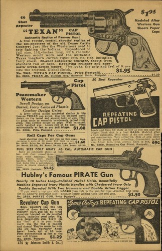 1950 paper hubley pirate - paper, ad