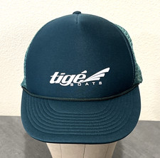 Cobra Tige Boats Green Adjustable Snapback Mesh Corded Baseball Cap