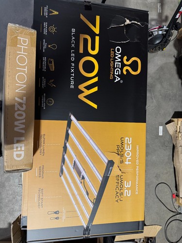 Omega black 720w - 720w, led