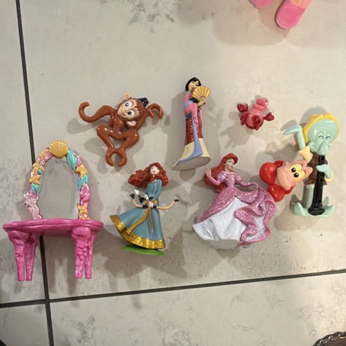 Disney character figurine lot - disney,