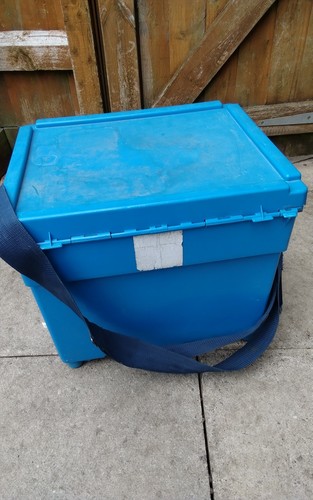 Used fishing seat box - seat,