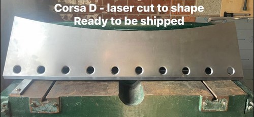 Steel corsa nameboard - steel,