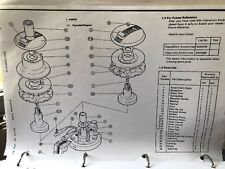 Simpson Lawrence Manual Anchorman Windlass spares  Part numbers 441 or 442-0XX