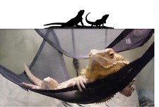 Vivarium Reptile Basking Hammock Soft Nylon Mesh Lizards Geckos Bearded Dragons