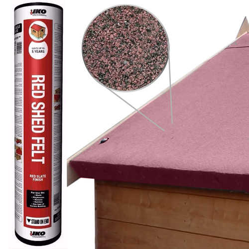Iko shed felt - red, |