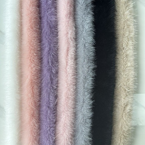 Multicolor faux rabbit fur - 5m,