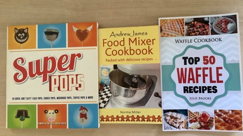 Mixed cookbooks waffles - x,