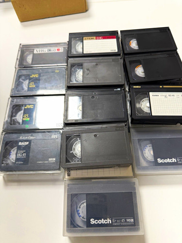 Mixed lot used vhs - lot, 13