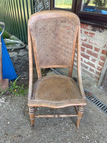 Wood wicker accent - wood, low