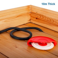 DraughtEx Floorboard Gap Filler Draught Excluder - 10m Thick, gaps of 6 to 11mm