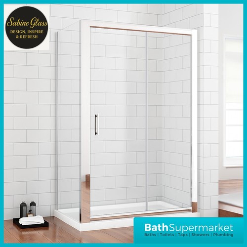 Chrome sliding shower door - chrome,