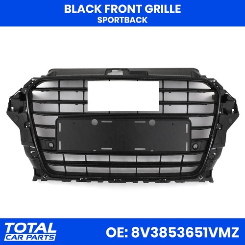 Radiator grille black - grille, no