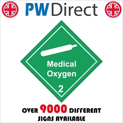 Sign medical oxygen - medical,
