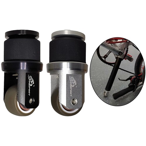 Folding bike auxiliary roller - folding,