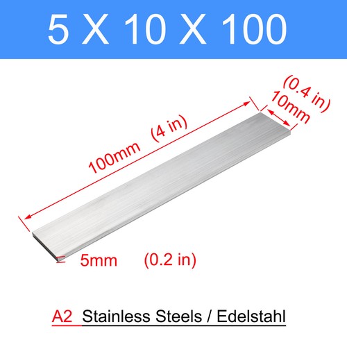 304 stainless steel flat - 304, a2