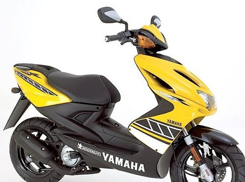 Yamaha aerox mbk - nitro, yellow