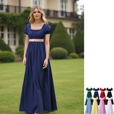 Historical Empire Waist Dresses for Women Regency Period and Theatre Fancy Dress