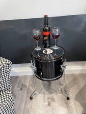 Bruce Springsteen Vinyl Record Drum Table *Upcycled Furniture* Funky Furniture