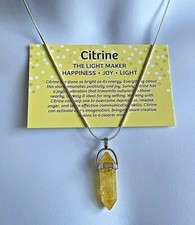 Citrine Pendant  Genuine