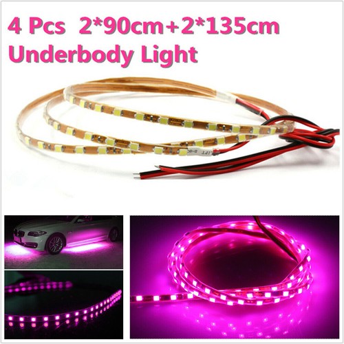 4pcs pink purple led strip - 4pcs,
