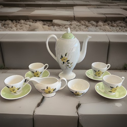 Tall vintage tea set made - tea,