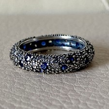 Genuine Pandora Blue & Clear
