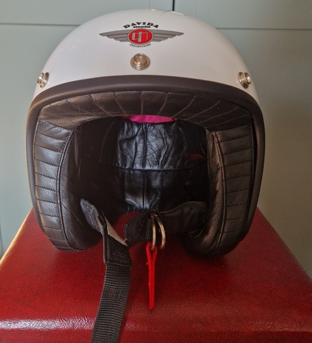 Davida helmet jet - open, face