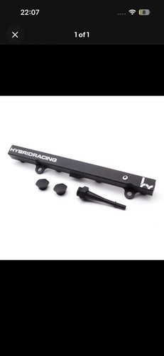 Hybrid racing fuel rail - rail,