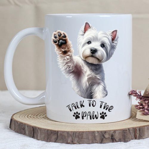 Funny west highland - funny, white