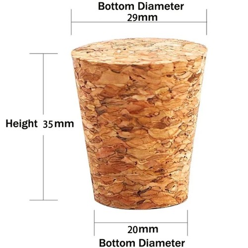 10x tapered cork - cork, plugs