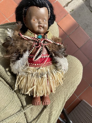 Maori doll 1950 makitsch - maori,