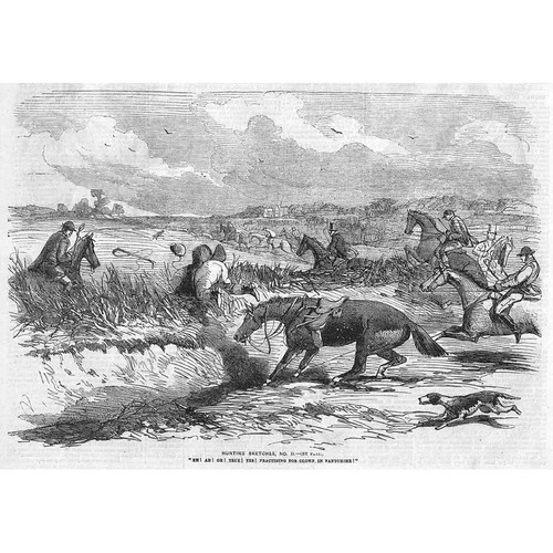 Victorian fox hunting scene - fox, ii