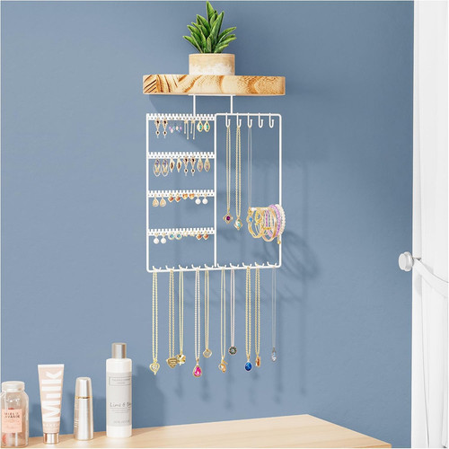 Hanging jewelry organizer with - jewelry,