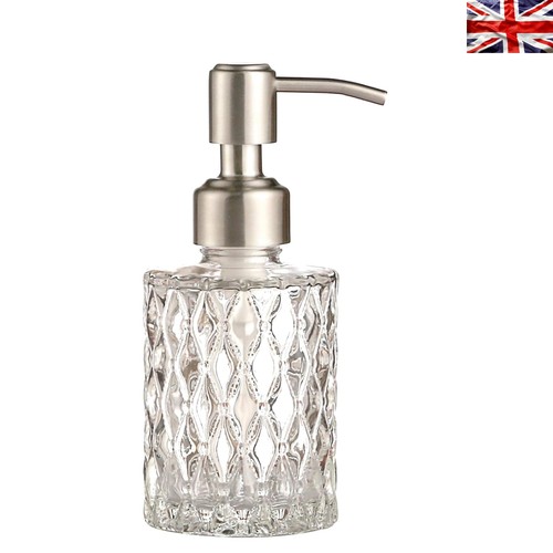 Glass soap dispenser with - glass,