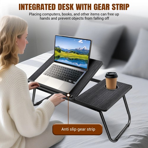 Foldable laptop bed table - bed, tray