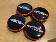 MINI JCW 56mm CENTRE CAPS 4x F55 F56 - JOHN COOPER WORKS 36106861092