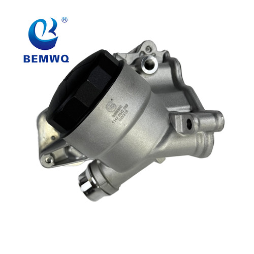 Oil filter housing with cooler - oil,