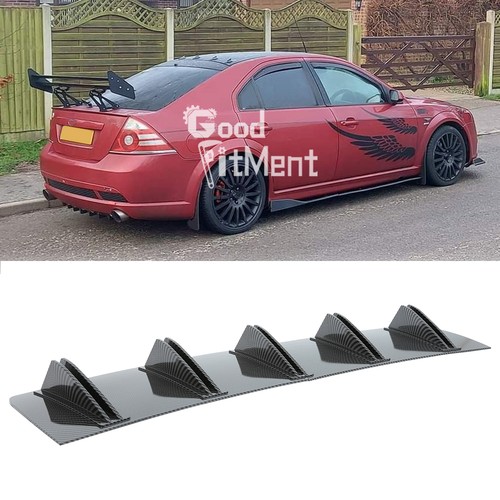 Carbon fiber look rear bumper - look,