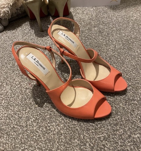 Bennett orange coral patent - coral,