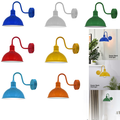 Vintage swan neck wall - swan, light