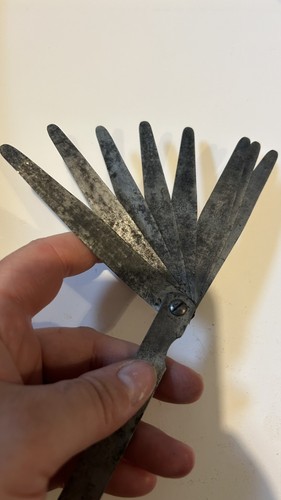 Vintage feeler gauge rare - vintage,