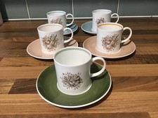 5 x Susie Cooper Coffee Cups