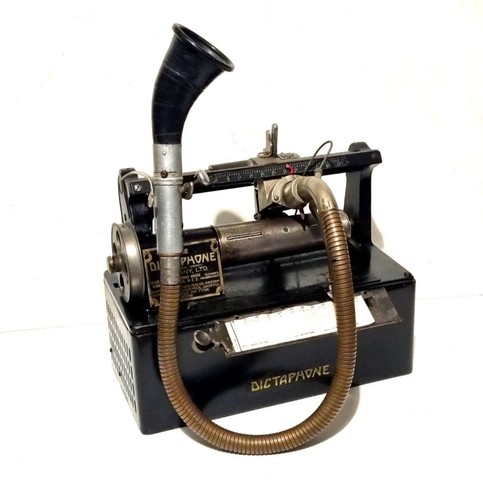 Vintage 1920s dictaphone - vintage,